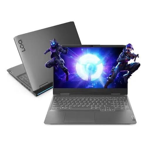Notebook Gamer Lenovo LOQ 15IRX9, 15.6" Full HD 144Hz, Intel Core i5-13450HX, 16GB, 512GB SSD, NVIDIA RTX 4050, Linux - 83KHS00300