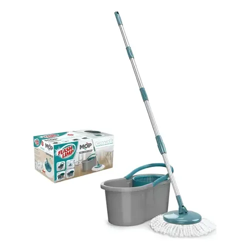Flash Limp - Mop Giratório Fit, Balde 8 litros - MOP5010