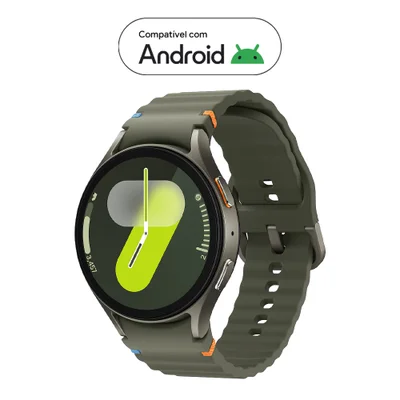 Samsung Galaxy Watch7 Smartwatch 44mm Bluetooth, Galaxy AI, Tela em Cristal de Safira, GPS de Dupla Frequência, Monitoramento avançado de saúde, sono e de coração, Processador de 3nm