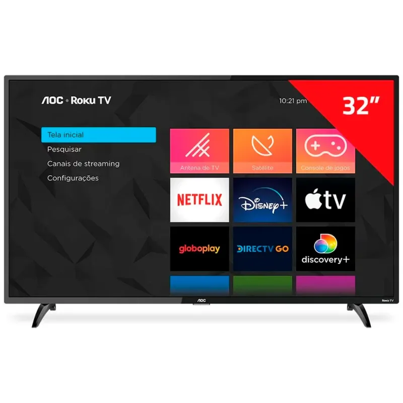 Smart Tv 32 Hd Aoc Tv 32s5045/78g Hdmi 1 Usb Wifi Roku