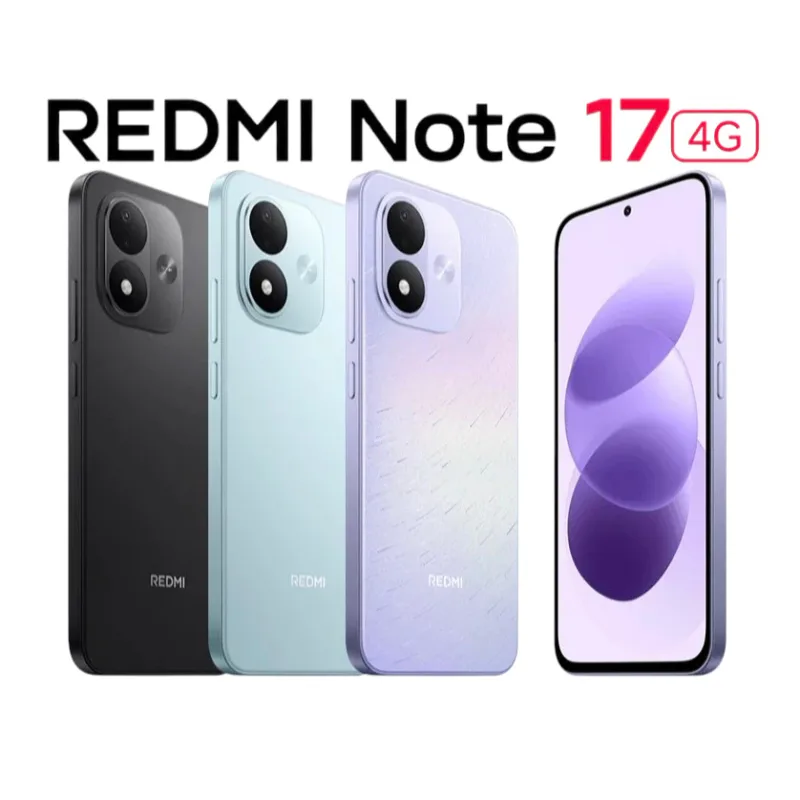 Smartphone Xiaomi Redmi Note 17 4G Global 128GB 8GB RAM Dual SIM Tela 6.99"