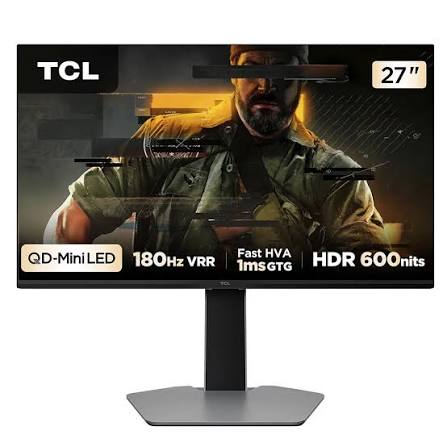 Monitor Gamer TCL 27" QHD MiniLED 180Hz 27G64